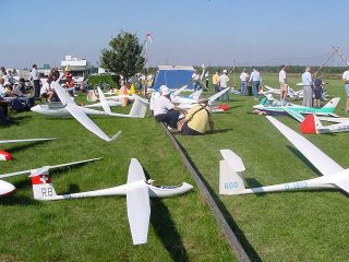 flight line looking north